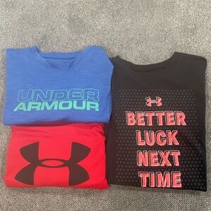 Three Under Armour Kids' Tees